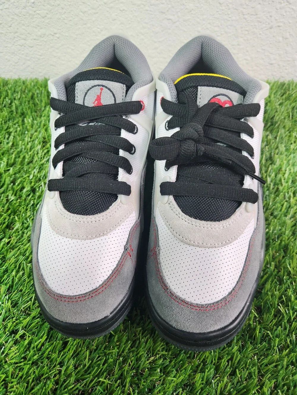Jordan Air Jordan 4 RM BG PRM Boys' Sneakers White/Grey/Black Size 6Y